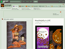 Tablet Screenshot of cyclonaut.deviantart.com