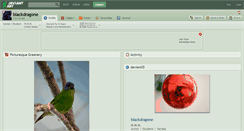 Desktop Screenshot of blackdragone.deviantart.com