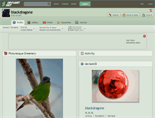 Tablet Screenshot of blackdragone.deviantart.com