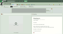 Desktop Screenshot of luminousorange.deviantart.com