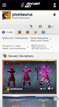 Mobile Screenshot of pixelsaurus.deviantart.com