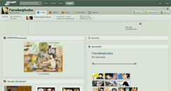 Desktop Screenshot of flamebangstudios.deviantart.com