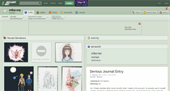Desktop Screenshot of mike-me.deviantart.com