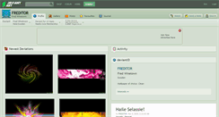 Desktop Screenshot of freditor.deviantart.com