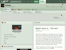 Tablet Screenshot of mrmeepo.deviantart.com