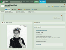Tablet Screenshot of animalplanetclub.deviantart.com