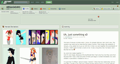 Desktop Screenshot of megaxsasuko.deviantart.com