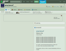 Tablet Screenshot of anna-becca7.deviantart.com