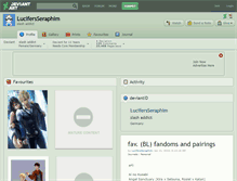 Tablet Screenshot of lucifersseraphim.deviantart.com