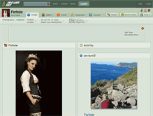 Tablet Screenshot of forbsie.deviantart.com