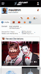 Mobile Screenshot of mauldmm.deviantart.com