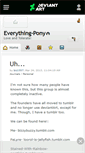 Mobile Screenshot of everything-pony.deviantart.com
