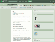 Tablet Screenshot of everything-pony.deviantart.com