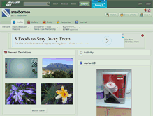 Tablet Screenshot of anakborneo.deviantart.com