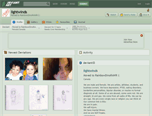 Tablet Screenshot of lightwinds.deviantart.com