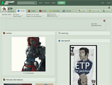 Tablet Screenshot of etp.deviantart.com