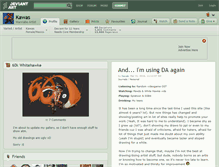 Tablet Screenshot of kawas.deviantart.com