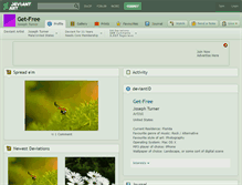 Tablet Screenshot of get-free.deviantart.com