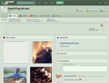 Tablet Screenshot of deathwing-nirvash.deviantart.com