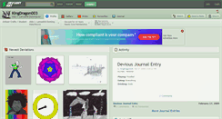 Desktop Screenshot of kingdragon003.deviantart.com