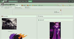 Desktop Screenshot of nautical-nightmare.deviantart.com