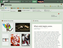 Tablet Screenshot of locol-crazy.deviantart.com