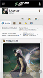 Mobile Screenshot of licorize.deviantart.com