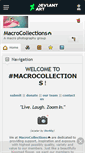 Mobile Screenshot of macrocollections.deviantart.com