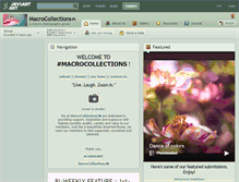 Tablet Screenshot of macrocollections.deviantart.com