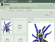 Tablet Screenshot of granstrom.deviantart.com