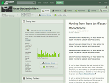 Tablet Screenshot of faces-blackandwhite.deviantart.com