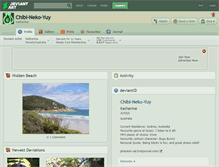 Tablet Screenshot of chibi-neko-yuy.deviantart.com