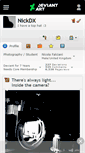Mobile Screenshot of nickdx.deviantart.com