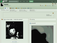 Tablet Screenshot of nickdx.deviantart.com