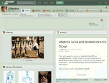 Tablet Screenshot of lillianava.deviantart.com