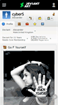 Mobile Screenshot of cybers.deviantart.com