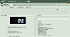 Desktop Screenshot of deciple.deviantart.com