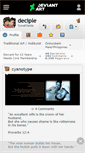 Mobile Screenshot of deciple.deviantart.com
