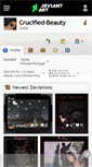 Mobile Screenshot of crucified-beauty.deviantart.com