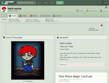 Tablet Screenshot of kami-ranma.deviantart.com