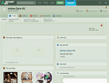 Tablet Screenshot of anime-zero-vk.deviantart.com