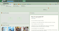 Desktop Screenshot of liltykevrea.deviantart.com