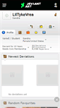 Mobile Screenshot of liltykevrea.deviantart.com