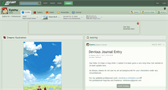 Desktop Screenshot of kyomu.deviantart.com