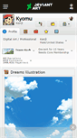 Mobile Screenshot of kyomu.deviantart.com