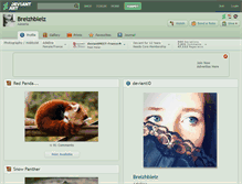 Tablet Screenshot of breizhbleiz.deviantart.com