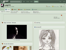 Tablet Screenshot of catgirl93.deviantart.com