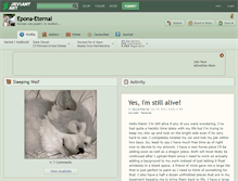 Tablet Screenshot of epona-eternal.deviantart.com