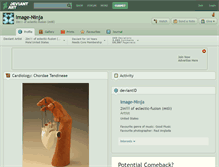 Tablet Screenshot of image-ninja.deviantart.com