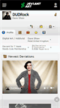 Mobile Screenshot of dudrock.deviantart.com